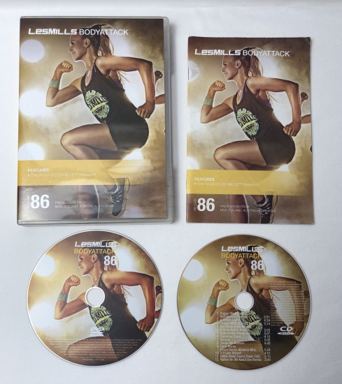 Les Mills BODY ATTACK 86 Releases DVD CD Instructor Notes - Click Image to Close