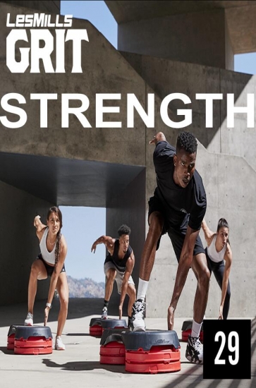 Les Mills GRIT STRENGTH 29 CD, DVD, Notes hiit training - Click Image to Close