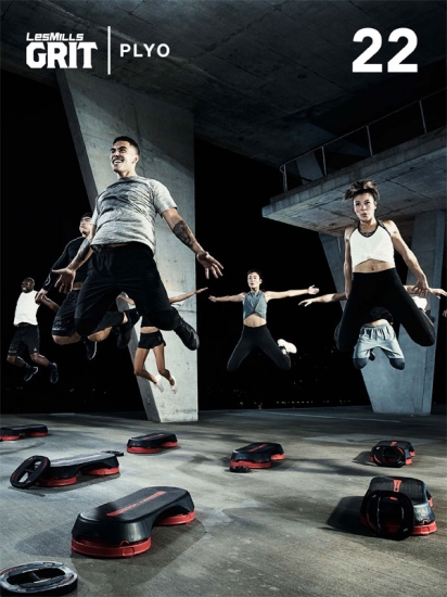 Les Mills GRIT Plyo 22 CD, DVD Notes Hiit Training - Click Image to Close