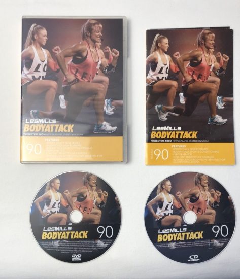 Les Mills BODY ATTACK 90 Releases DVD CD Instructor Notes - Click Image to Close