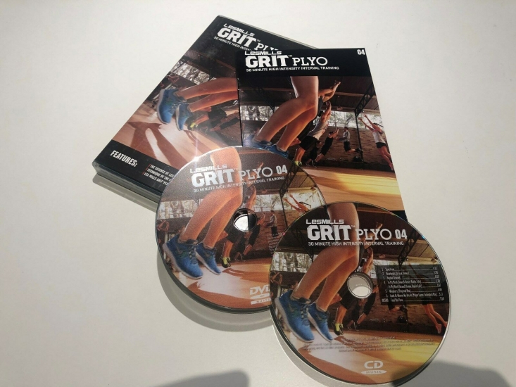 Les Mills GRIT Plyo 04 CD, DVD Notes Hiit Training - Click Image to Close