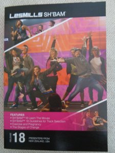 Les Mills SHBAM 18 Releases CD DVD Instructor Notes