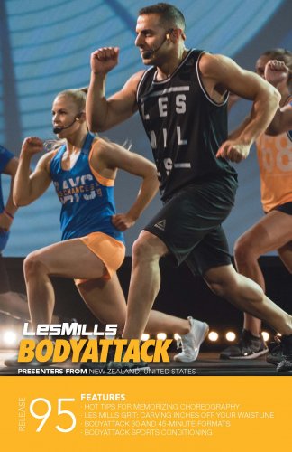 Les Mills BODY ATTACK 95 Releases DVD CD Instructor Notes