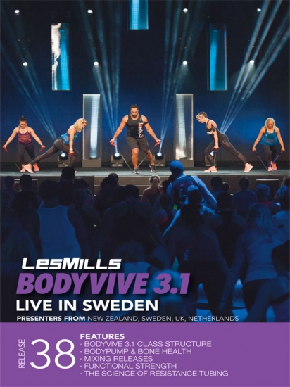Les Mills BODY VIVE 38 Releases DVD CD Instructor Notes - Click Image to Close