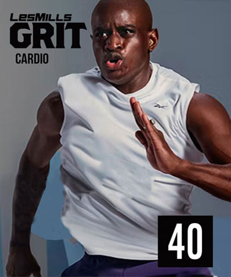 Les Mills GRIT CARDIO 40 CD, DVD, Notes Hiit Training - Click Image to Close