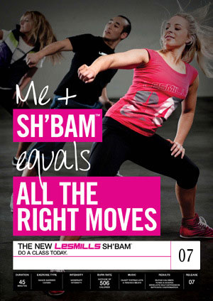 Les Mills SHBAM 07 Releases CD DVD Instructor Notes